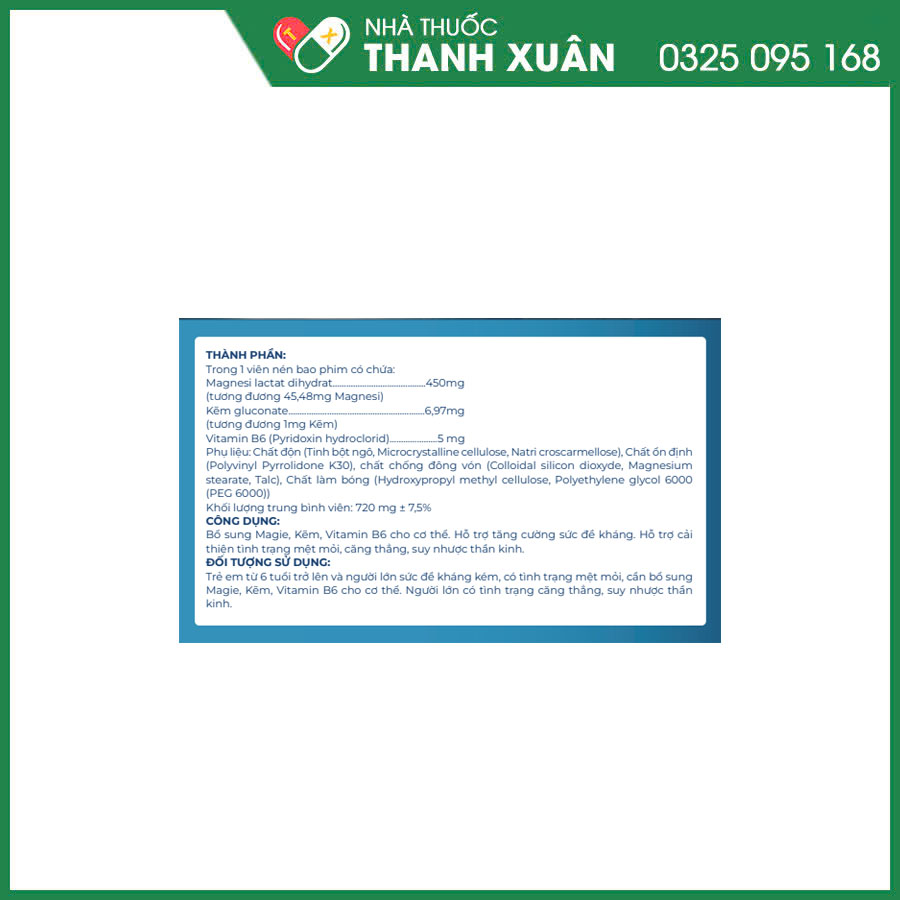 Neuronize giúp cải thiện tình trạng mệt mỏi, căng thẳng, suy nhược thần kinh, tăng cường sức đề kháng